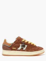 Sneakers Uit Leder Coolway Bruin men 8623711